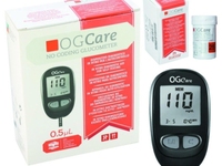 Máy đo đường huyết OGCare Tặng 2 hộp que thử 50 test Máy đo đường huyết OGCare Tặng 2 hộp que thử 50 test