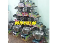 Máy nổ bắp rang bơ có máng một van gas Máy nổ bắp rang bơ có máng một van gas