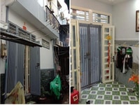 Nhà Hẻm ba gác DT 5,67 mx 6,61m - Có sân trồng rau 18m2 Nhà Hẻm ba gác DT 5,67 mx 6,61m - Có sân trồng rau 18m2