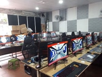 Bán dàn net, dàn game cũ rẻ, 18 bộ H310, i3-9100, R12G, Màn 24"Cong Bán dàn net, dàn game cũ rẻ, 18 bộ H310, i3-9100, R12G, Màn 24"Cong