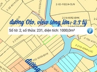Đất công 1000m2; 1 mặt view sông lớn; 1 mặt đường oto vào tới đất Đất công 1000m2; 1 mặt view sông lớn; 1 mặt đường oto vào tới đất