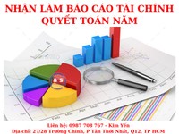Dịch vụ nhận làm báo cáo tài chính cuối năm uy tín giá rẻ Dịch vụ nhận làm báo cáo tài chính cuối năm uy tín giá rẻ