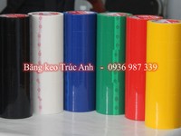 Băng keo màu dán hồ sơ, băng keo dán hộp bánh mứt Băng keo màu dán hồ sơ, băng keo dán hộp bánh mứt