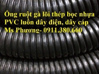 Ống ruột gà lõi thép bọc nhựa PVC luồn dây điện, dây cáp quang- D25 Ống ruột gà lõi thép bọc nhựa PVC luồn dây điện, dây cáp quang- D25