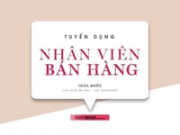 Cần tuyển 02 nhân viên bán hàng tại Cửa hàng Cần tuyển 02 nhân viên bán hàng tại Cửa hàng