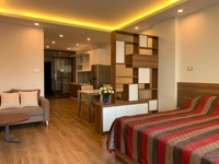 Cho thuê căn hộ dịch vụ dt 80m Phó Đức Chính full nội thất. Cho thuê căn hộ dịch vụ dt 80m Phó Đức Chính full nội thất.