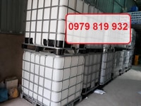 Thùng nhựa IBC 1000 lít mới 100% đựng dung môi hóa chất Thùng nhựa IBC 1000 lít mới 100% đựng dung môi hóa chất