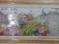 Bán tranh thêu chữ thập mới thêu. Bán tranh thêu chữ thập mới thêu.