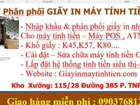 Chuyên cung cấp giấy in máy tính tiền cho nhà hàng quán cafe Chuyên cung cấp giấy in máy tính tiền cho nhà hàng quán cafe