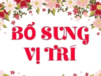 Bổ sung vị trí bán hàng cho doanh nghiệp Bổ sung vị trí bán hàng cho doanh nghiệp