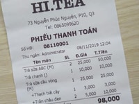 Máy tính tiền giá rẻ cho quán trà chanh Máy tính tiền giá rẻ cho quán trà chanh