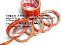 Băng keo in chữ CHÚC MỪNG NĂM MỚI Băng keo in chữ CHÚC MỪNG NĂM MỚI