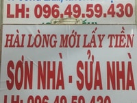 Sơn sửa nhà hài lòng mới lấy tiền ít cũng làm không ngại xa Sơn sửa nhà hài lòng mới lấy tiền ít cũng làm không ngại xa