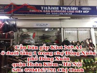 Cần Bán kiot 265A1 ở gần cửa số 5, tầng 1 trong chợ Đồng Xuân Cần Bán kiot 265A1 ở gần cửa số 5, tầng 1 trong chợ Đồng Xuân