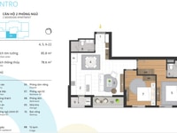 Bán căn hộ tại tòa Centro Kosmo Tây Hồ 77m2 Bán căn hộ tại tòa Centro Kosmo Tây Hồ 77m2