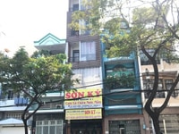 Nhà mặt tiền Lê Văn Linh, chợ Xóm Chiếu, 7 tầng Nhà mặt tiền Lê Văn Linh, chợ Xóm Chiếu, 7 tầng
