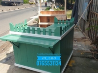 Quầy bar gỗ pha chế màu xanh giá rẻ Đồng Nai Quầy bar gỗ pha chế màu xanh giá rẻ Đồng Nai