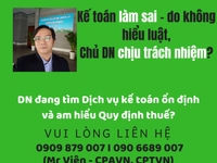 Dịch vụ Kế toán - Tư vấn Tối ưu Thuế Dịch vụ Kế toán - Tư vấn Tối ưu Thuế