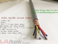 Cáp điều khiển Altek Kabel SH-500 7G 1.5QMM có lưới chống nhiễu Cáp điều khiển Altek Kabel SH-500 7G 1.5QMM có lưới chống nhiễu