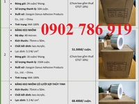Thi công dư, bán lỗ băng keo aluminium giá rẻ nhất thị trường Thi công dư, bán lỗ băng keo aluminium giá rẻ nhất thị trường