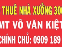 Cho thuê nhà xưởng 300m2 mặt tiền đường Võ Văn Kiệt, tp.hcm Cho thuê nhà xưởng 300m2 mặt tiền đường Võ Văn Kiệt, tp.hcm