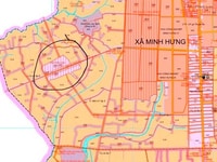 519tr/ nền 80m2, đường nhựa 13m, thuộc kdc của kcn Minh Hưng 3 519tr/ nền 80m2, đường nhựa 13m, thuộc kdc của kcn Minh Hưng 3