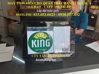 Trọn bộ máy tính tiền cho quán trà chanh tại Nha Trang Trọn bộ máy tính tiền cho quán trà chanh tại Nha Trang