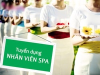 Cần tuyển 02 nhân viên Spa, ưu tiên có kinh nghiệm; 01 y tá Cần tuyển 02 nhân viên Spa, ưu tiên có kinh nghiệm; 01 y tá