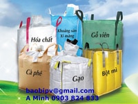 Bao jumbo 1 tấn đựng gạo, đựng phân bón Bao jumbo 1 tấn đựng gạo, đựng phân bón