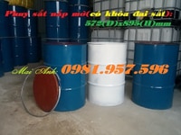 Phuy sắt nắp mở, phuy sắt mới, phuy sắt có khóa đai sắt Phuy sắt nắp mở, phuy sắt mới, phuy sắt có khóa đai sắt