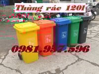 Thùng rác 120l, thùng rác công cộng, thùng rác y tế Thùng rác 120l, thùng rác công cộng, thùng rác y tế