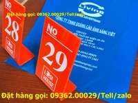 Xưởng in UV biển số bàn, thẻ số quán cafe Xưởng in UV biển số bàn, thẻ số quán cafe