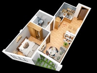 Chỉ từ 5,1 triệu/tháng căn hộ mini full nội thất Chỉ từ 5,1 triệu/tháng căn hộ mini full nội thất