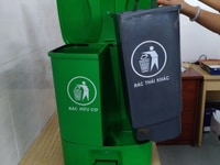 Thùng rác gia đình-thùng rác nhựa 2 ngăn 40l Thùng rác gia đình-thùng rác nhựa 2 ngăn 40l