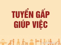 Cần tuyển 1 nữ có kinh nghiệm làm việc nhà, không nấu ăn Cần tuyển 1 nữ có kinh nghiệm làm việc nhà, không nấu ăn