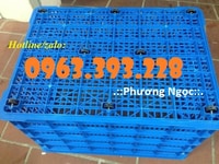 Sọt nhựa 8 bánh xe, sóng nhựa kéo hàng Sọt nhựa 8 bánh xe, sóng nhựa kéo hàng