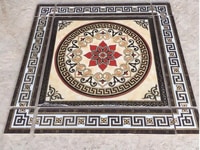 Gạch thảm truyền thống khắc kim 120x120 Gạch thảm truyền thống khắc kim 120x120