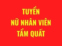 Tuyển gấp 8 nữ NV tẩm quất, 18-30t, có chỗ ăn ở,