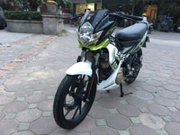 Suzuki Raider FI Xanh Trắng Tem Zin Dáng Đẹp 218 Suzuki Raider FI Xanh Trắng Tem Zin Dáng Đẹp 218