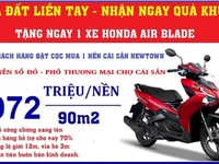 Bán đất ngay chợ mới Cái Sắn, Long xuyên giá 972tr/90m2 tặng xe AB Bán đất ngay chợ mới Cái Sắn, Long xuyên giá 972tr/90m2 tặng xe AB
