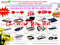 Xả hàng bát đĩa Melamine đón tết 2019 Xả hàng bát đĩa Melamine đón tết 2019