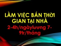 ZVGFDCơ hội việc làm trong tuần lương cao 7-9triệu từ 2-3h/ngày uy tín ZVGFDCơ hội việc làm trong tuần lương cao 7-9triệu từ 2-3h/ngày uy tín