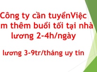 XSAViệc làm 2-3h/ngày tại nhà lương 7-9tr/th số lượng 10 nhân viên XSAViệc làm 2-3h/ngày tại nhà lương 7-9tr/th số lượng 10 nhân viên