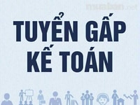 Công ty tuyển gấp 02 Nhân viên kế toán bán hàng. Độ tuổi: 20 - 38 tuổi Công ty tuyển gấp 02 Nhân viên kế toán bán hàng. Độ tuổi: 20 - 38 tuổi