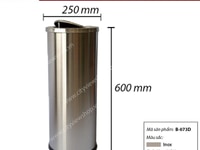 Thùng rác inox nắp bập bênh Thùng rác inox nắp bập bênh
