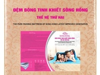 Đệm bông tinh khiết Sông Hồng, có bảo hành Đệm bông tinh khiết Sông Hồng, có bảo hành