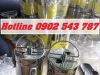 Hộp inox 2 lít đựng vật sắc nhọn y tế, bình hủy kim tiêm y tế bẩn Hộp inox 2 lít đựng vật sắc nhọn y tế, bình hủy kim tiêm y tế bẩn