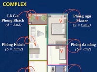 Căn hộ 2 Phòng ngủ Quận 7 giá 1,7 tỷ/căn thanh toán dài hạn Căn hộ 2 Phòng ngủ Quận 7 giá 1,7 tỷ/căn thanh toán dài hạn