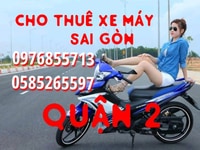 Cho thuê xe máy quận 2 giao xe miển phí tận nơi theo yêu cầu của khach Cho thuê xe máy quận 2 giao xe miển phí tận nơi theo yêu cầu của khach