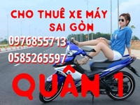 Cho thuê xe máy quận 1 giao xe miển phí tận nơi theo yêu cầu Cho thuê xe máy quận 1 giao xe miển phí tận nơi theo yêu cầu